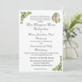 Vierge Marie Faire-part de mariage catholique (Debout devant)