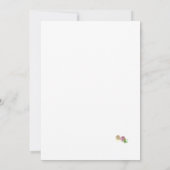 Vierge Marie Faire-part de mariage catholique (Dos)