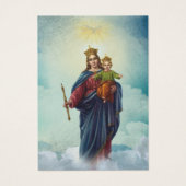 Vierge Marie Fête des mères Cartes de souvenir (Devant)