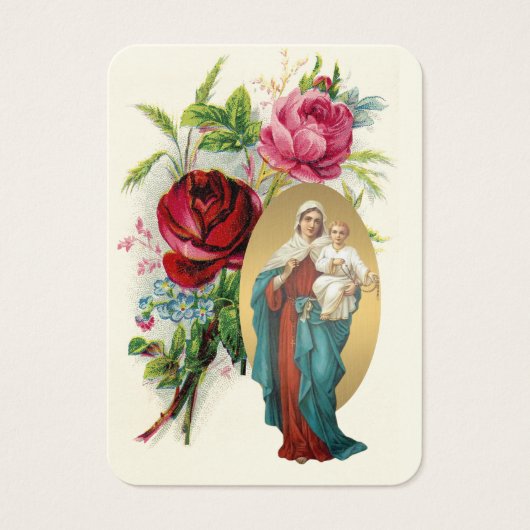 Vierge Marie Funérailles Prière (Devant)