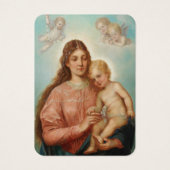 Vierge Marie Jésus Anges Mémoire Prière (Devant)