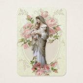 Vierge Marie Jésus Baptême Christening Religieux (Devant)