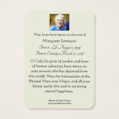 Vierge Marie Jésus Bon conseil Funérailles Religie (Dos)