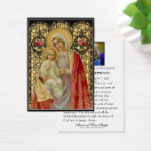 Vierge Marie Jésus Funéraire Carte Sainte (Bureau)