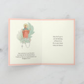 Vierge Marie Jésus Prière catholique Carte religie (Intérieur)