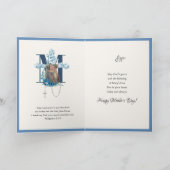 Vierge Marie Jésus Prière catholique Carte religie (Intérieur)