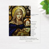 Vierge Marie Jésus Sardé Verre Catholique Religieu (Bureau)