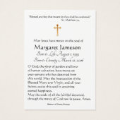 Vierge Marie Jésus Sardé Verre Catholique Religieu (Dos)