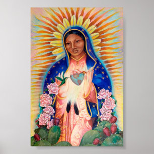 Vierge Marie - Notre-Dame De Guadalupe Poster Impr