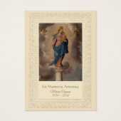 Vierge Marie Notre-Dame du Pilier Espagnol (Devant)