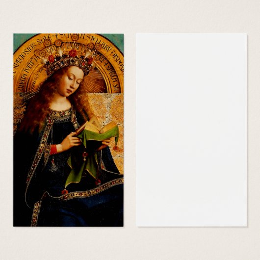 Vierge Marie par Jan van Eyck (Devant & derrière)