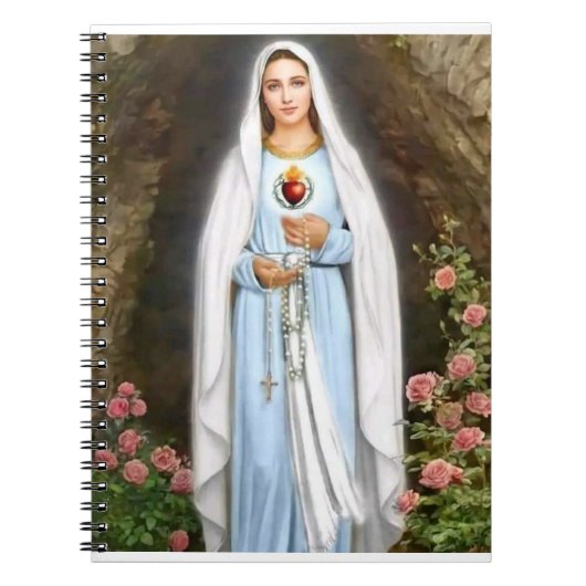 Vierge Marie priant carnet (Devant)