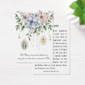 Vierge Marie Prière de mémoire religieuse catholiq (Bureau)