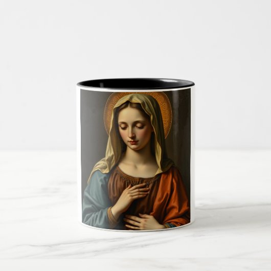 Vierge Marie style Renaissance Café Mug (Centre)