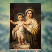 Vierge Marie tenant le bébé Jésus (Neutre)