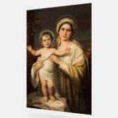 Vierge Marie tenant l'enfant Jésus (Angle)