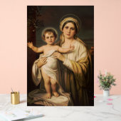 Vierge Marie tenant l'enfant Jésus (Mariage)