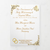 Vierge Marie Traditionnelle Messe latine Programme (Page de couverture)