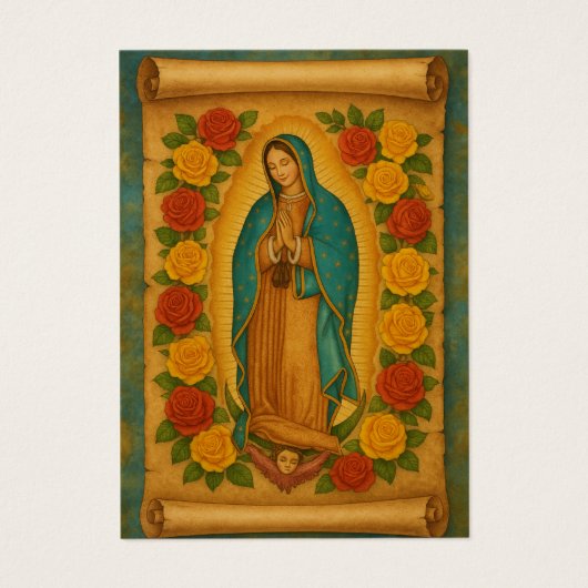 Vierge Mexique Guadalupe Espagne prière funéraire (Devant)