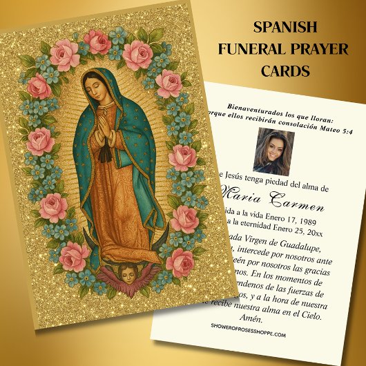 Vierge Mexique Guadalupe Espagne prière funéraire