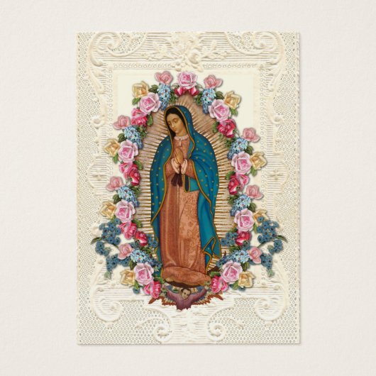 Vierge Mexique Guadalupe Espagne prière funéraire (Devant)