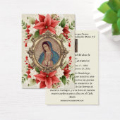 Vierge Noël Guadalupe Espagne prière funéraire (Bureau)
