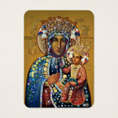 Vierge noire Marie Prière catholique (Devant)