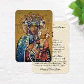 Vierge noire Marie Prière catholique (Bureau)