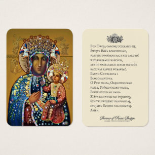 Vierge noire Marie Prière catholique polonaise