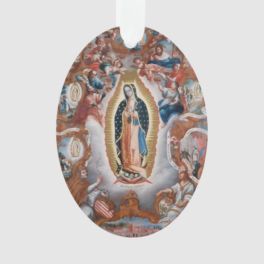 "Vierge ornement fait sur commande de Guadalupe" (devant)