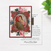 Vierge religieuse Marie Jésus Funéraire catholique (Bureau)