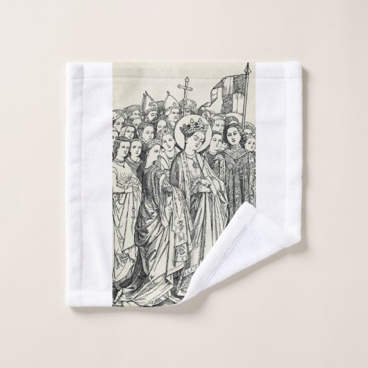 Vierge Saint Ursula et martyr (Gant de toilette)