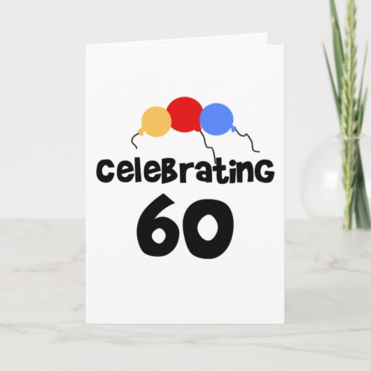 Viering 60 kaart (Voorkant)