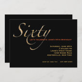 Viering 60 Uitnodiging (Voorkant / Achterkant)