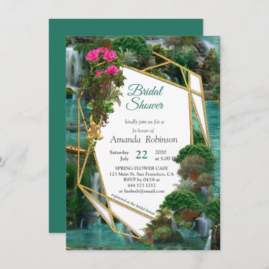 Viering bij het Magische Fantassmeer Kaart (Voorkant / Achterkant)