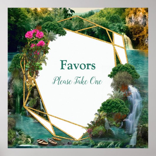 Viering bij het Magische Fantassmeer Poster (Voorkant)