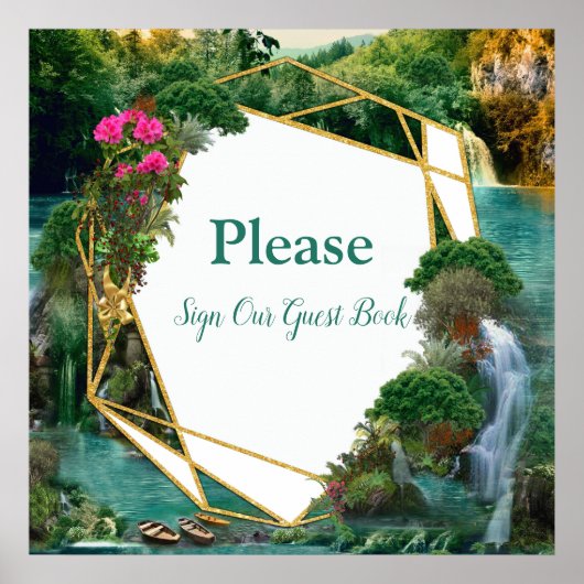 Viering bij het Magische Fantassmeer Poster (Voorkant)