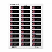 Viering Bruiloft Roze Etiket (Full Sheet)