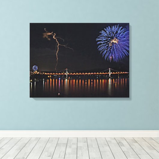 Viering Canvas Afdruk (Insitu (Houten vloer))