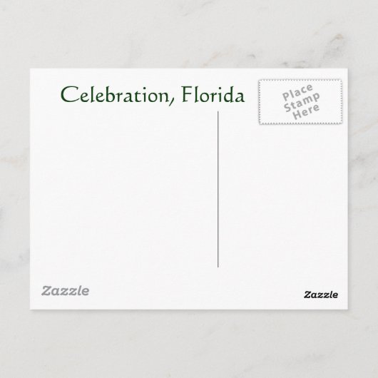 Viering, Florida 2 Briefkaart (Achterkant)