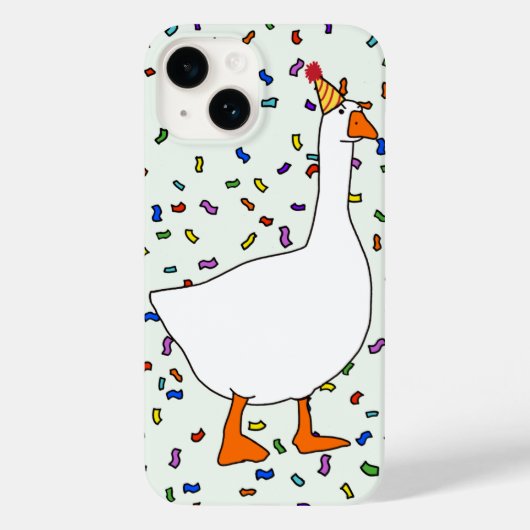 Viering gans iPhone case (Achterkant)