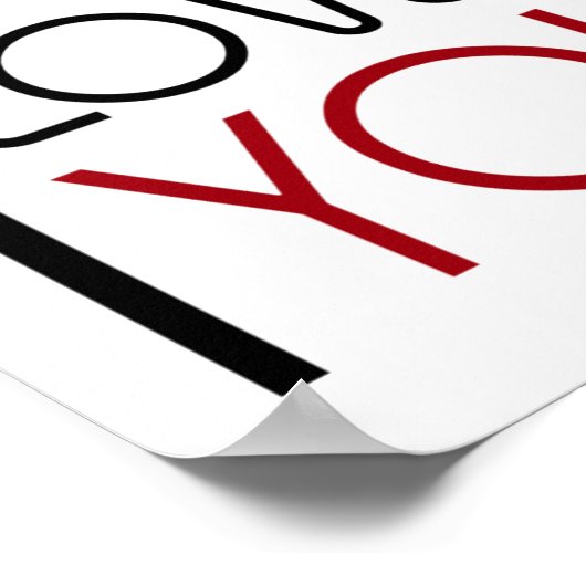 Viering "Happy Moederdag" met hart Poster (Hoek)