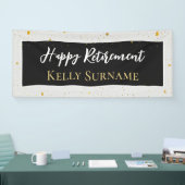Viering! Happy-pensioneringsbanner Spandoek (Beurs)