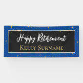 Viering! Happy-pensioneringsbanner Spandoek (Horizontaal)