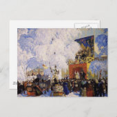 Viering in de stad briefkaart (Voorkant / Achterkant)