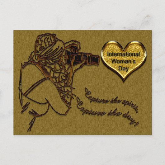 Viering - Internationale dag van de vrouw Briefkaart (Voorkant)