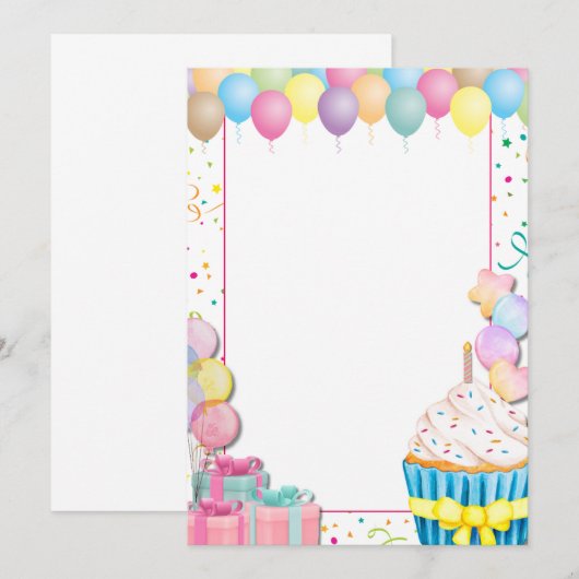 Viering Kaart (Voorkant / Achterkant)