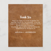 Viering Leven 5 Foto Memorial Dank u kaarten (Achterkant)