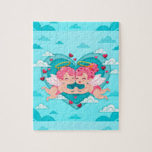 Viering Liefdesharten Legpuzzel