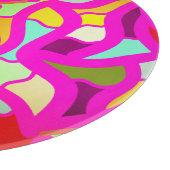 Viering met een roze mozaïekvormig ontwerp snijplank (Hoek)